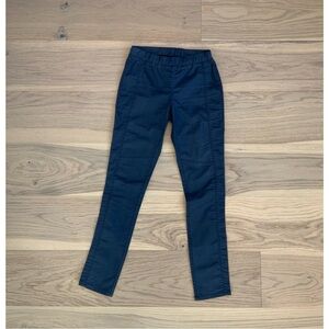 H&M Navy Blue Women’s Casual Structured Leggings, size 8